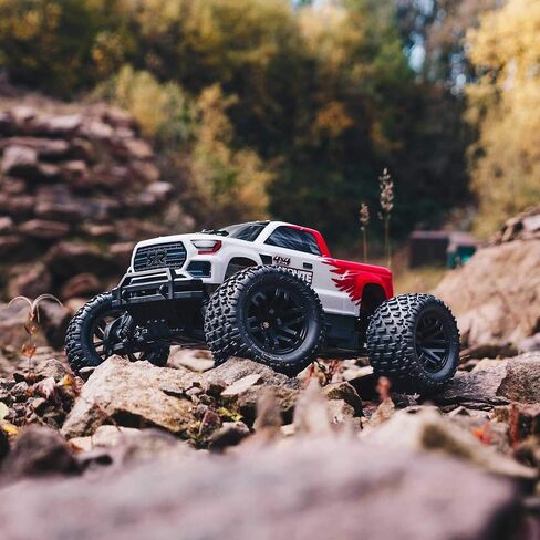 ARRMA RC Truck 1/10 Granite 4x4 MEGA 550 Brushed Monster Truck RTR, RED, ARA4202XV3T2 in Saudi Arabia