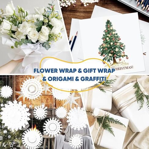 36" x 3600" (300') Brown Kraft Paper Roll, Gift Wrapping Paper for Craft Bulletin Board Art Decorative Paper Roll Christmas Bouquet Flower Table Covering Packing Shipping Moving Supplies 70GSM 50LB in Saudi Arabia