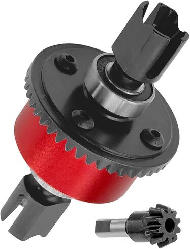 Front Rear 43T Differential & 10T Main Gear Upgrades Part for Arrma 1/7 FIRETEAM Mojave 6S BLX/Arrma 1/8 KRATON Notorious Outcast Talion 6S BLX,ARRCat Steel #45 Front Rear Diff Set,Red in Kuwait