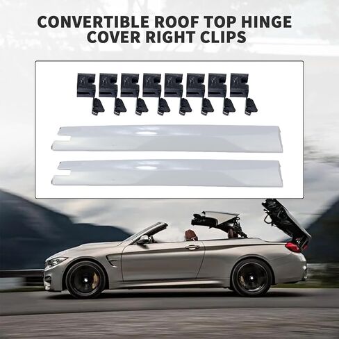 قالب سقف قابل للتحويل يناسب 2007-2019 BMW M3 M4 328i 335i 428i 430i 435i 440i E93 F33 F83 رقم الاستبدال # 54377184037،54377184038،54377187747 (مجموعة 10 قطع يسار ويمين ووسط وخلف) in Saudi Arabia