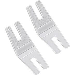 2PCS Hump Jumper Sewing Tool, Button Sewing Tool Hemming Tool for Seam Aid & Rolled Hemmer Foot, Button Clearance Plate Presser Foot, Essential Sewing Accessories and Tools