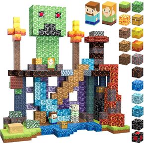 213 PCS Magnetic Blocks Building Blocks Set Sword Kids Building Toys for Toddler Boys Girls 3+, STEM Sensory Magnetic Cubes Christmas Birthday Present Construction Building Toys