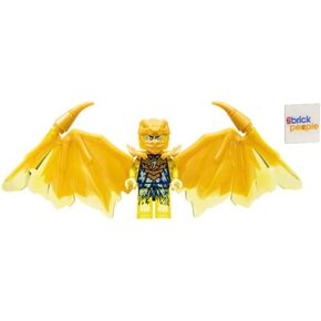LEGO Ninjago Crystalized: Jay Golden Dragon Minifig with Lightning Sword