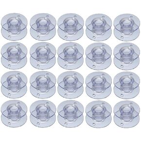 Clear bobbins for Singerr 227, 3321, 3323, 4432, 5554, 3116, Ambition 1.0, Ambition 1.5, Ambition Essential, Quilt Ambition 2.0 (20)
