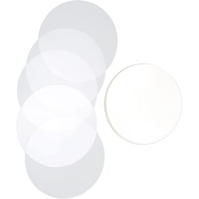 100Pcs Badge Film Transparent Badge Protective Film PVC Pattern Protection Translucent Badge Inserts Refrigerator Anti Scratch Sticker Can Cover Hand Made Crafting Materials (37MM)