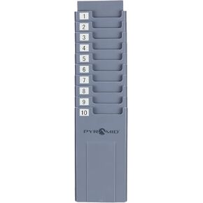 Pyramid Durable 10 Slot Time Card Rack (43087)