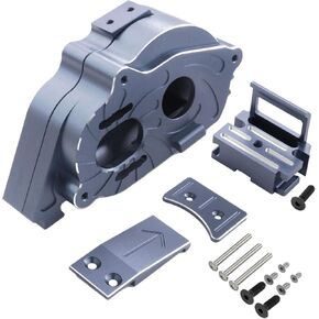 AMK Metal Center Gearbox Motor Mount Gear Box ARA311169 for Arrma 1/10 Kraton Outcast 4S V2 BLX 1/8 Mojave 4S BLX Upgrade Parts (Blue)
