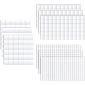 6 Sheets Foam Adhesive Squares, 682pcs Double Sided Self Adhesive Dots, Precut Squares Strips Foam Tape for Christmas Scrapbook DIY Crafts Office Supplies, 3 Sizes (6mm, 12mm, 16mm)
