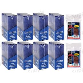 Ultra Pro 200 Regular TOPLOADERS Standard + 200 Free Sleeves New Top Load Lot