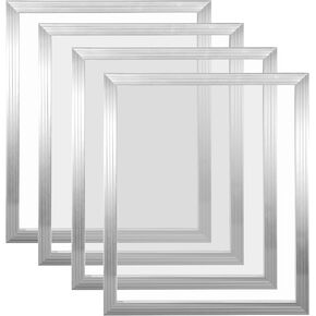 Caydo 4 Pieces 20 x 24 Inch Aluminum Silk Screen Printing Frames with 160 Mesh for Screen Printing