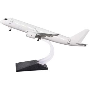 FINGERINSPIRE Model Plane Display Stand (No Plane) Black Base Clear Double Support Pillars Aircraft Model Rack Plastic Aircraft Displays Detachable Holder for Building Blocks Planes X-Wing Fighter