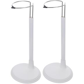 Figurine Display Shelf 2pcs Girl Dolls Dolls Support Figures Display Stand Dolls Display Rack Support Frame Bracket Puppet Stainless Steel