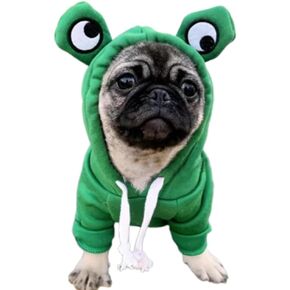 ANIAC Fleece Dog Hoodies with D-Ring Autumn Winter Puppy Clothes for Small Dog Bumblebee Cat Apparel Cold Weather Coat Funny Dog Bee Costume for Christmas Halloween (Yellow, X-Small) in Saudi Arabia
