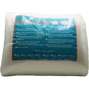 Quilters Dream Wool Batting (122'' x 120'') King