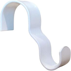 Picture Rail Hangers White - 12 Pack - Picture Rail Hooks - White Molding Hooks for Picture Hanging