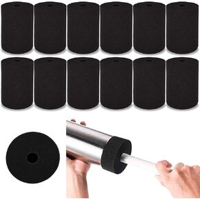 LANIAKEA Cup Turner Foam, 12PCS Cup Turner Foam Inserts Fit 10oz-40oz Tumbler Crafting, Black Tumbler Turner Inserts for 3/4 Inch PVC Pipe