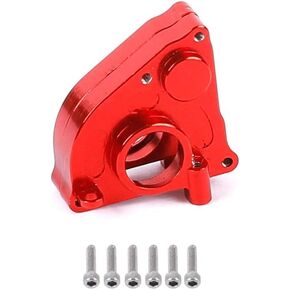 SCX24 Transmission Case Cover Gearbox Housing for Axial 1/24 RC Crawler Car Aluminum Upgrades (Silver)