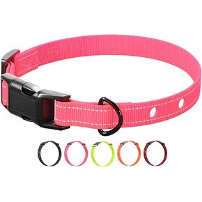 Dog Nylon Collar Strap with 2 Holes for Electronic Fence Training Barking Collar Receivers-3/4 Inch Replacement Strap-Compatible with Nearly All Brands and Models of Electric Collars