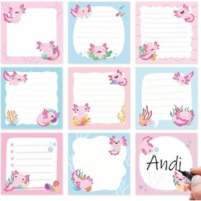 Gothic Style Sticky Notes - 9 Pack Gothic Sticky Notes 3x3 Goth Office Supplies Gothic Style Design Note Pads Gifts for Friends Creepy Spooky Goth Sticky Note for School Office 450 Sheets