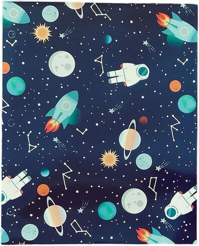 Back to School 2 Pocket Folders | Heavy Duty | Set of 4 Portfolios | Elementary Grade School | Fun Trendy Designs (Space, Dinosaur, Shark, Robots) in Kuwait
