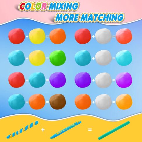 Air Dry Clay 14 Colors, Modeling Clay for Kids, DIY Molding Magic Clay, Gift for Kids Boys Girls in Saudi Arabia