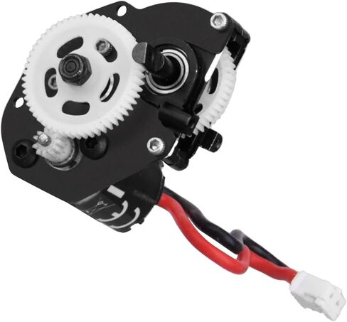 Aluminum Motor Mount Plate Adapter for Axial SCX24 1/24 RC Crawler Car Truck Models (Black) in Saudi Arabia