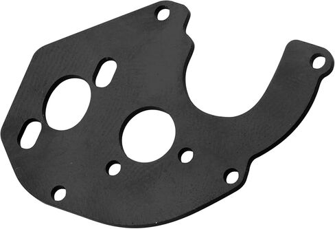 Aluminum Motor Mount Plate Adapter for Axial SCX24 1/24 RC Crawler Car Truck Models (Black) in Saudi Arabia