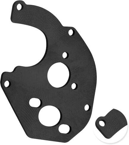 Aluminum Motor Mount Plate Adapter for Axial SCX24 1/24 RC Crawler Car Truck Models (Black) in Saudi Arabia