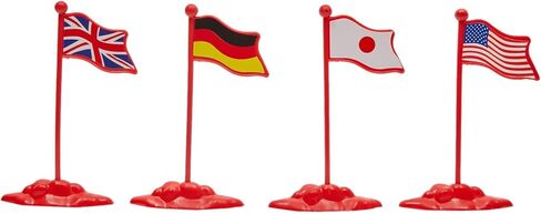 200-Piece Plastic Army Men for Boys – Military Soldiers Guys Playset Action Figures with Flags (4 Colors) in Kuwait