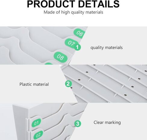 Time Card Rack 10 Pocket Wall Mounted Attendance Cards Holder Hanging Card Storage for Office in Kuwait