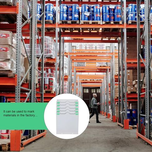 Time Card Rack 10 Pocket Wall Mounted Attendance Cards Holder Hanging Card Storage for Office in Kuwait