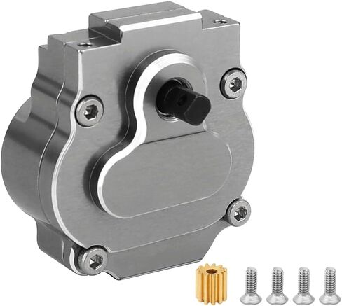 Ascent 18 Transmission Gearbox with Pinion Gear for Redcat Ascent-18 1/18 RC Crawler Metal Upgrades Parts (Titanium) in Saudi Arabia