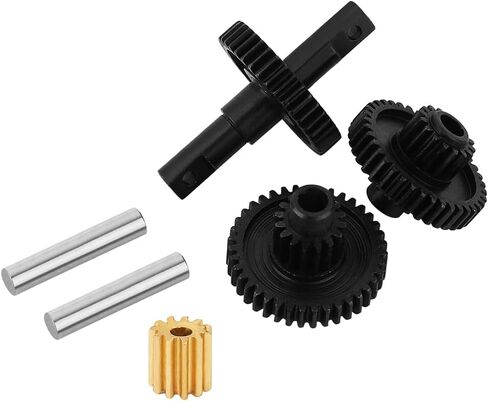 Ascent 18 Transmission Gearbox with Pinion Gear for Redcat Ascent-18 1/18 RC Crawler Metal Upgrades Parts (Titanium) in Saudi Arabia