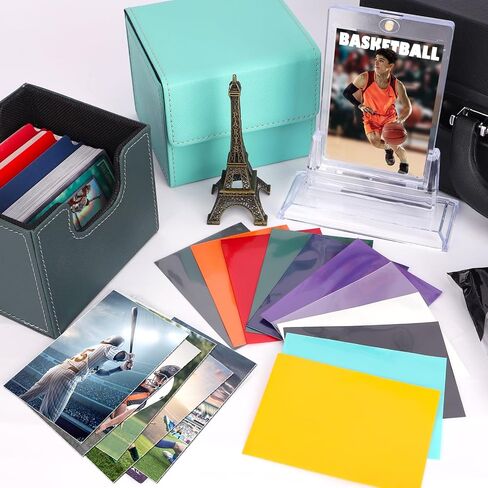 500 Count Card Sleeves Toploaders for Trading Cards, 5 Colors Soft Baseball Card Sleeve for Standard Cards, Fit for MTG, Football Card, Sports Cards,Game Cards in Saudi Arabia