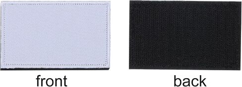 MECCANIXITY أعلام العلم الأبيض الصلب التصحيح المطرزة بقع فارغة أعلام DIY التصحيح 8x5cm / 3.15x1.97 بوصة لسترة الملابس حقائب الظهر القبعات، قبعات الحرف اليدوية DIY، حزمة من 3 in Saudi Arabia