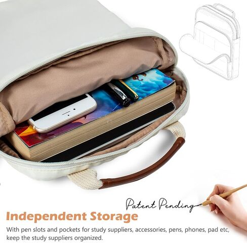 Book Sleeve with Zipper, Book Pouch 11" X 9", Book Protector Pouch, Book Sleeve for Book Lovers, Book Cover, Book Carrying Case for Book Accessories, Study Suppliers in Kuwait
