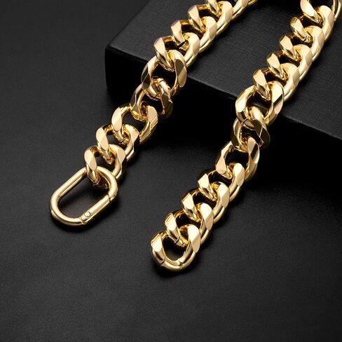 19MM Light Metal Thick Cuban Link Dog Collar,Rose Gold Dog Chain Collar for Medium Large Dogs - 22 Inches Length Dog Necklace Collar in Kuwait
