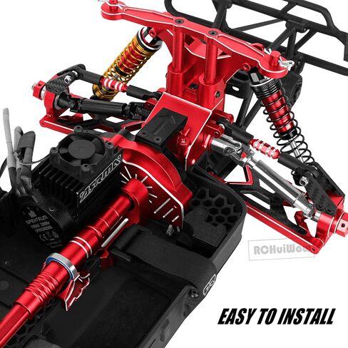 مجموعة علبة تروس ناقل الحركة RC وجزء ترقيات للمحرك المركزي لـ 1/8 Typhon 3S BLX & Mega550، 1/10 Big Rock 3S BLX & Mega550، جرانيت 3S BLX & Mega550، Senton 3S BLX & Mega550، أحمر in Kuwait
