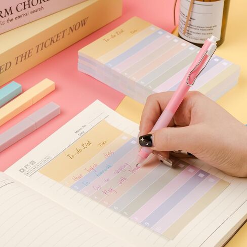 Mr. Pen- to Do List Sticky Notes, 4"x6", 6 Pads, 300 Sheets, Striped to Do List Notepad, Lined Sticky Notes, to Do List Planner, Daily to Do List Notepad, to Do Notepad, Todo List Notepad in Saudi Arabia