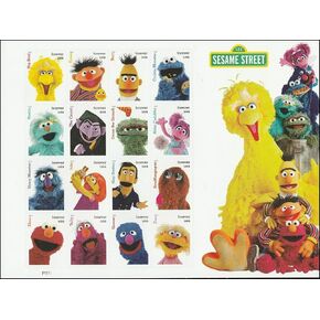 2019 Sesame Street Forever Postage Stamps - Sheet of 16
