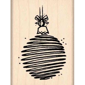 Stamps by Impression Scribble Ornament Rubber Stamp