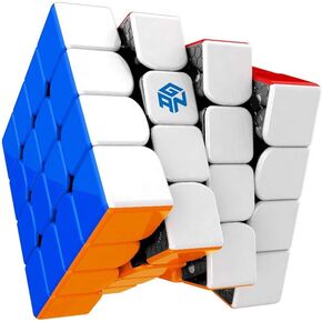 GAN 460 M Speedcube, 4 x 4 Magnetic Master Cube Goose 460 m Puzzle Toy (Stickerless)