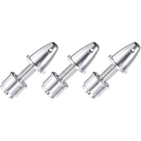 MECCANIXITY RC Plane Airplane Spinners Propeller Adapter, 5mm Aperture and 8mm Output Axle Propeller Adapter Saver for Shaft Brushless Motor Speed Controllers, Pack of 3