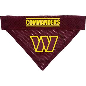 Pets First unisex adult NFL Pet Bandana, Washington Commanders, Large-Extra Large