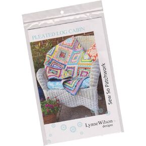 Lynne Wilson Designs Quilt Pattern - Pleated Log Cabin (38" x 38")