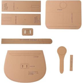 1Set Vintage Acrylic Leather Bag Pattern Templates Create Stylish Shoulder & Handbag Designs with Ease DIY Crafting Tool