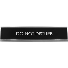 Signs ByLITA DO NOT Disturb Novelty Desk Sign