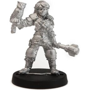 Stonehaven Female Half-Elf Cleric Miniature Figure (for 28mm Scale Table Top War Games) - Made in US