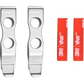 مشبك جيب TONIFE للهواتف الذكية، مشبك متعدد الأدوات لحافظة الهاتف المحمول، مؤمن بمادة لاصقة 3M VHB، من الفولاذ المقاوم للصدأ in Kuwait