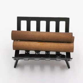 1:12 Dollhouse Miniature BBQ Grill Oven Model, Roasting Cart Firewood Rack Holder Dollhouse Cooking Tool Garden Decoration Kitchen Accessories Furniture Toy for Children Kids
